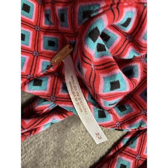 Free People ItโTakes Two Pop Combo Long Sleeve Open Back Mini Dress Size M - Picture 10 of 12